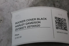 ROCKER COVER BLACK HARLEY DAVIDSON 25700371 25700520