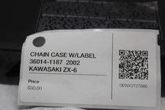 CHAIN CASE W/LABEL 36014-1187  2002 KAWASAKI ZX-6