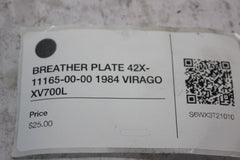 BREATHER PLATE 42X-11165-00-00 1984 VIRAGO XV700L