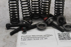 CLUTCH RELEASE SPRING & SCREWS (5each) 92145-1468 2001 KAW ZX-9R