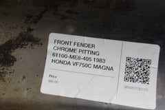 FRONT FENDER CHROME PITTING 61100-ME8-405 1983 HONDA VF750C MAGNA