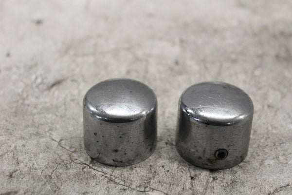 CHROME HD AXLE END CAPS SET 1997 H-D ELECTRAGLIDE FLHTC-I