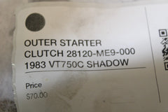 OUTER STARTER CLUTCH 28120-ME9-000 1983 VT750C SHADOW