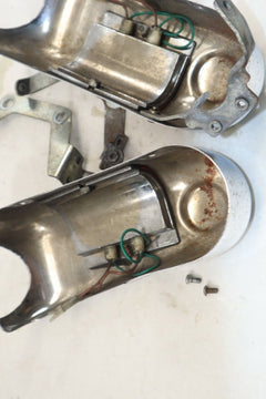 Chrome LED Lower Fork Axle Covers 2002 Harley Davidson Road King