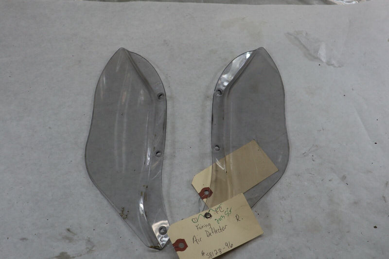 OEM Harley Davidson Fairing Air Deflectors Clear 2013 Streetglide  58128-96