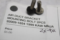 AIR DUCT BRACKET MOUNTING BOLT 2PCS 92009-1654 1999 KAW NINJA ZX-9R