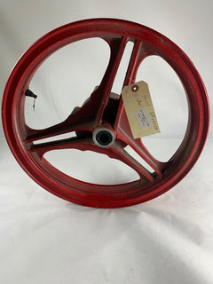 OEM Kawasaki EX500 Front Wheel Red