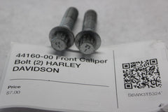 44160-00 Front Caliper Bolt (2) HARLEY DAVIDSON