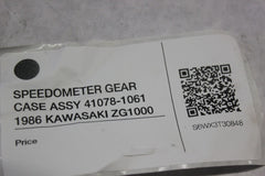 SPEEDOMETER GEAR CASE ASSY 41078-1061 1986 KAWASAKI ZG1000