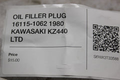 OIL FILLER PLUG 16115-1062 1980 KAWASAKI KZ440 LTD