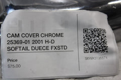 CAM COVER CHROME 25369-01 2001 H-D SOFTAIL DUECE FXSTD