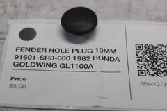 FENDER HOLE PLUG 10MM 91601-SR3-000 1982 HONDA GOLDWING GL1100A