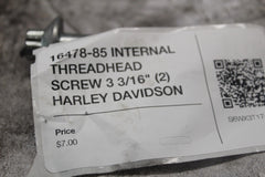 16478-85 INTERNAL THREADHEAD SCREW 3 3/16" (2) HARLEY DAVIDSON