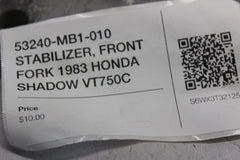 53240-MB1-010 STABILIZER, FRONT FORK 1983 HONDA SHADOW VT750C