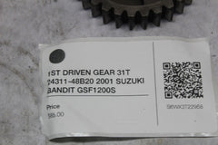 1ST DRIVEN GEAR 31T 24311-48B20 2001 SUZUKI BANDIT GSF1200S