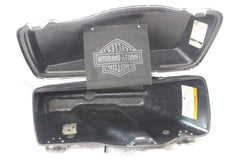 COMPLETE SADDLEBAG LEFT BLACK 90753-93 90757-93 2008 H-D ELECTRAGLIDE FLHT