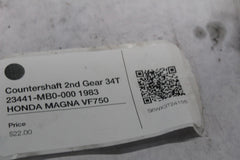Countershaft 2nd Gear 34T 23441-MB0-000 1983 HONDA MAGNA VF750