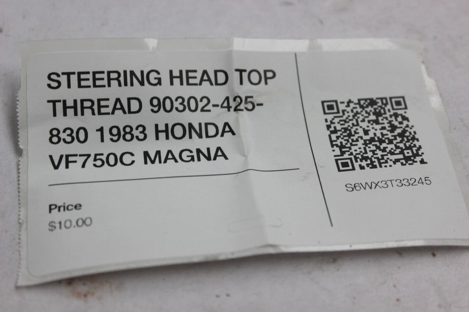 STEERING HEAD TOP THREAD 90302-425-830 1983 HONDA VF750C MAGNA
