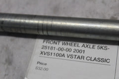 FRONT WHEEL AXLE 5KS-25181-00-00 2001 XVS1100A VSTAR CLASSIC