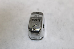 CHROME LIGHTS HI LO BUTTON LEFT HAND CONTROL HARLEY DAVIDSON 71682-06