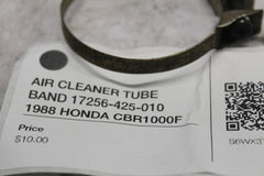 AIR CLEANER TUBE BAND 17256-425-010  1988 HONDA CBR1000F