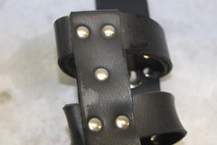 LEATHER STUDDED BEER HOLDER BELT LOOP