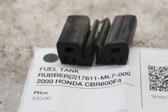 FUEL TANK RUBBER (2) 17611-ML7-000  2000 HONDA CBR600F4