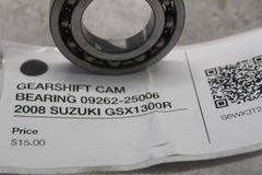 GEARSHIFT CAM BEARING 09262-25006 2008 SUZUKI GSX1300R