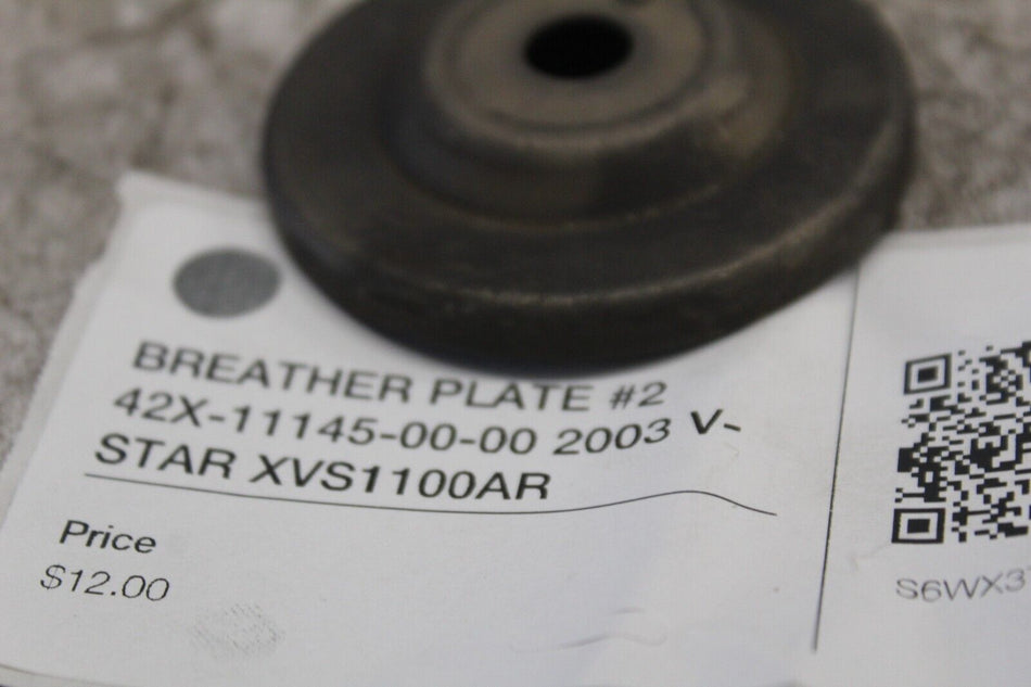 BREATHER PLATE #2 42X-11145-00-00 2003 V-STAR XVS1100AR