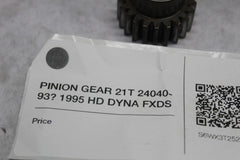 PINION GEAR 21T 24040-93 1995 HD DYNA FXDS