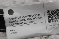 RADIATOR LOWER COVER 85300-371-000 1982 HONDA GOLDWING GL1100A