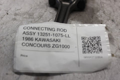 CONNECTING ROD ASSY 13251-1075-LL 1986 KAWASAKI CONCOURS ZG1000