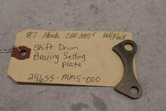 Shift Drum Bearing Setting Plate 24655-MM5-000 1987 Honda CBR1000F Hurricane