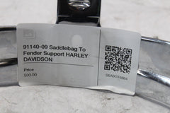 91140-09 Saddlebag To Fender Support HARLEY DAVIDSON