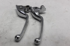 45080-08 SLOTTED CHROME CLUTCH BRAKE LEVER HARLEY DAVIDSON 42859-06