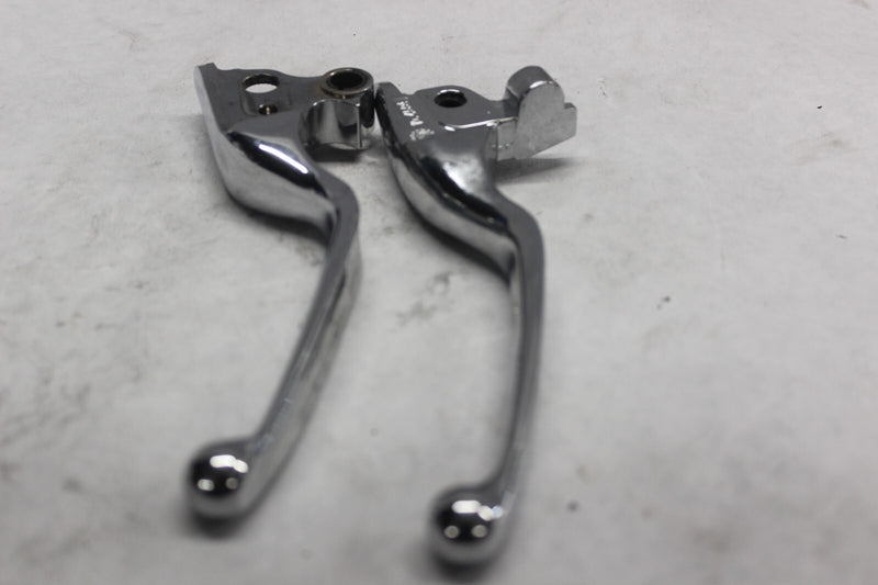 45080-08 SLOTTED CHROME CLUTCH BRAKE LEVER HARLEY DAVIDSON 42859-06