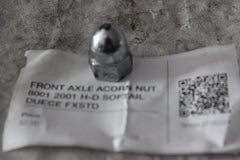 FRONT AXLE ACORN NUT 8001 2001 H-D SOFTAIL DUECE FXSTD