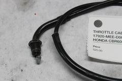 THROTTLE CABLE B 17920-MEE-D00 2006 HONDA CBR600RR