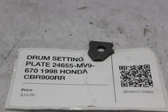 DRUM SETTING PLATE 24655-MV9-670 1998 HONDA CBR900RR