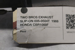 TWO BROS EXHAUST SLIP-ON 005-0504T  1988 HONDA CBR1000F