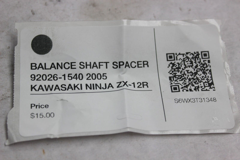 BALANCE SHAFT SPACER 92026-1540 2005 KAWASAKI NINJA ZX-12R