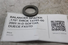 BALANCER SPACER .170" THICK 14784-00 2001 H-D SOFTAIL DUECE FXSTD