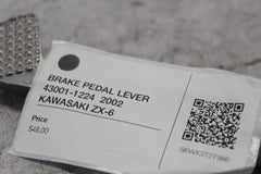 BRAKE PEDAL LEVER 43001-1224  2002 KAWASAKI ZX-6