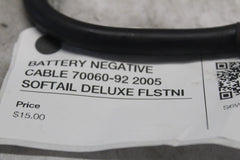 BATTERY NEGATIVE CABLE 70060-92 2005 SOFTAIL DELUXE FLSTNI