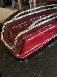 OEM Harley Davidson Saddlebag Lid With Attached Luggage Rack LEFT SIDE 2000-13