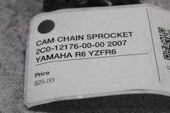 CAM CHAIN SPROCKET 2C0-12176-00-00 2007 YAMAHA R6 YZFR6