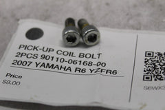 PICK-UP COIL BOLT 2PCS 90110-06168-00 2007 YAMAHA R6 YZFR6