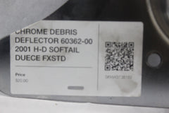 CHROME DEBRIS DEFLECTOR 60362-00 2001 H-D SOFTAIL DUECE FXSTD