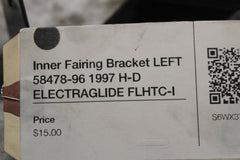 Inner Fairing Bracket LEFT 58478-96 1997 H-D ELECTRAGLIDE FLHTC-I