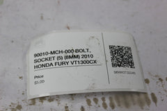 90010-MCH-000 BOLT, SOCKET (5) (8MM) 2010 HONDA FURY VT1300CX